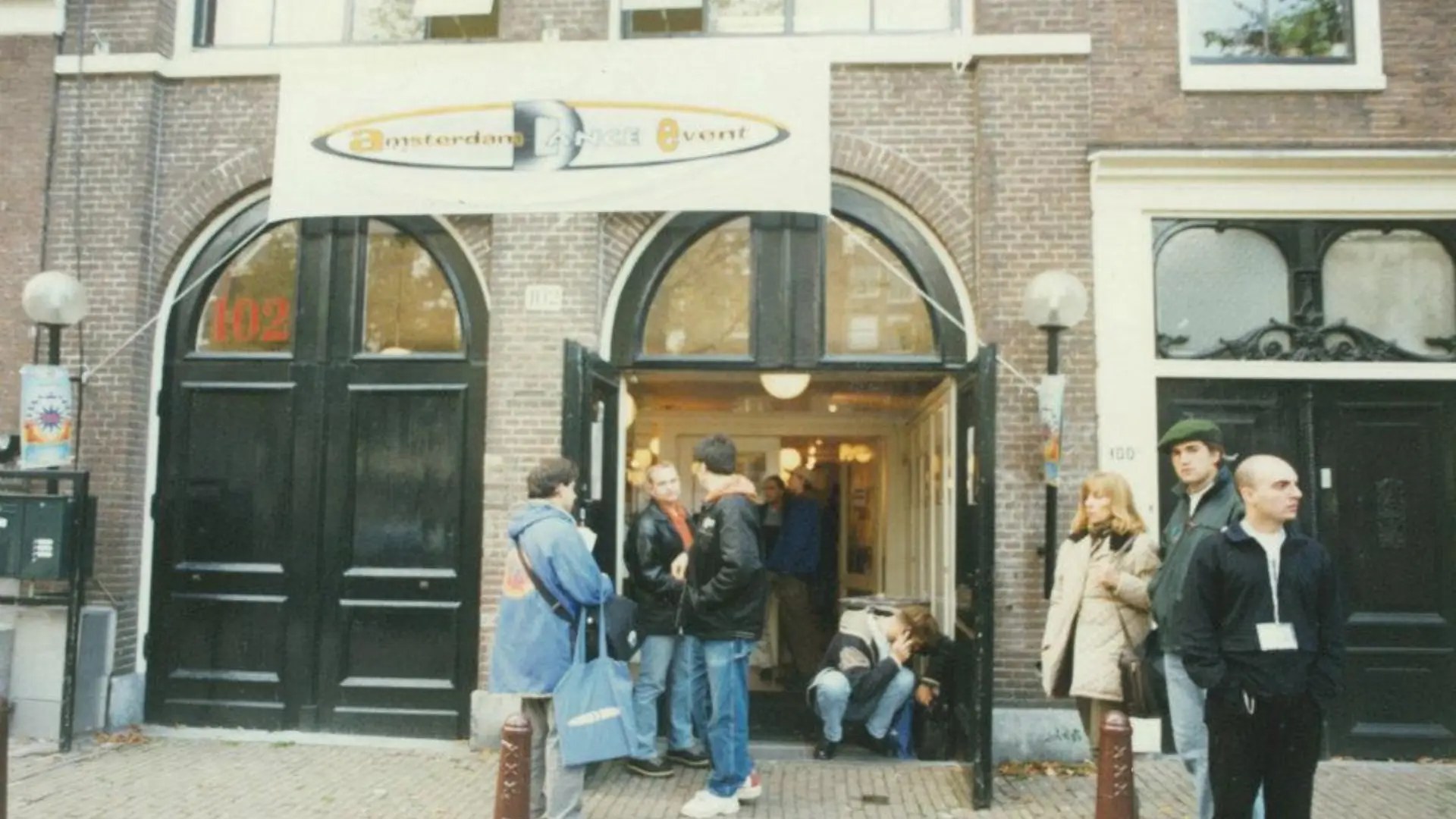 Crowd outside the original Amsterdam Dance Event venue